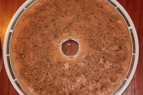 Яблочно ореховая пастила